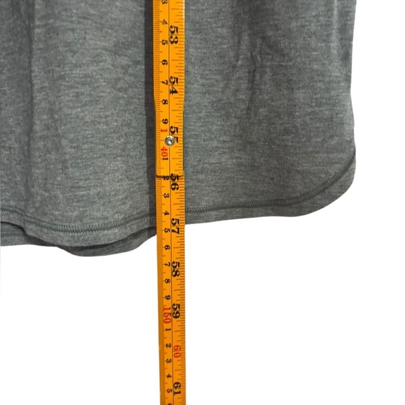 Lululemon Refresh Racerback Maxi Dress II Pima Cotton Heathered Medium Grey - Picture 10 of 11